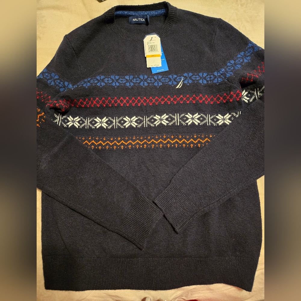 Nautica Men's Navy blue Sweater